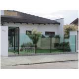 Muro com Vidro Temperado