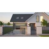 portão de aluminio para garagem basculante valores Várzea do Ranchinho