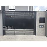 portão de garagem de correr com porta social Balneário Piçarras portão de garagem de correr com porta social Balneário Piçarras