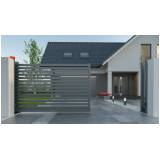 valor de portão de aluminio para garagem basculante Monte Alegre